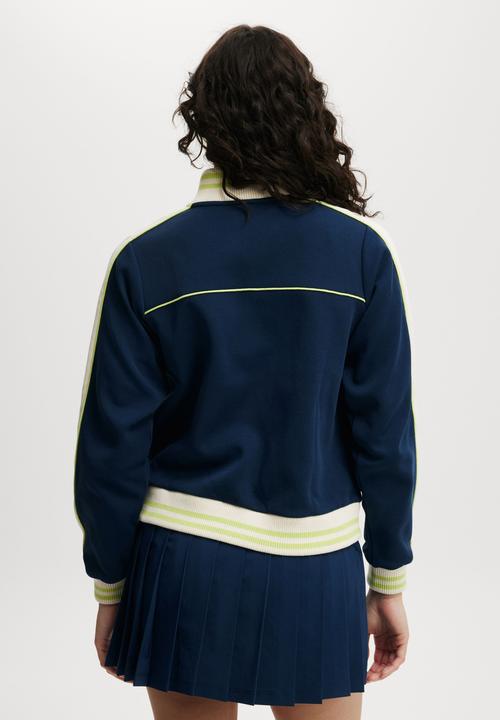 Cotton On - Active Move Jacket - Dark Water & Coconut Milk