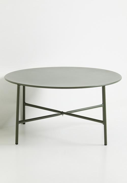 H&S - Tube outdoor coffee table - forest