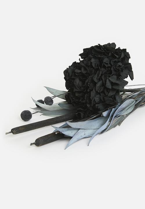 Bloom Space - Winter Large Dried Floral Arrangement - Charcoal