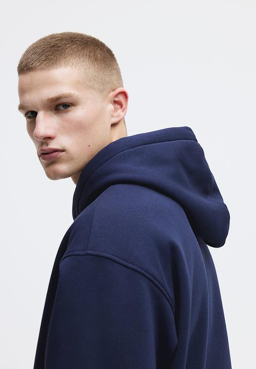 H&M - Loose fit hoodie - navy blue 