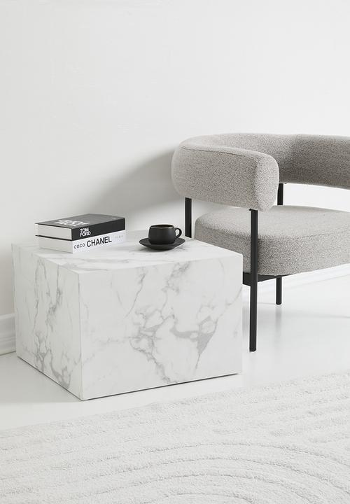 Sixth Floor - Dice set of 2 coffee tables - white