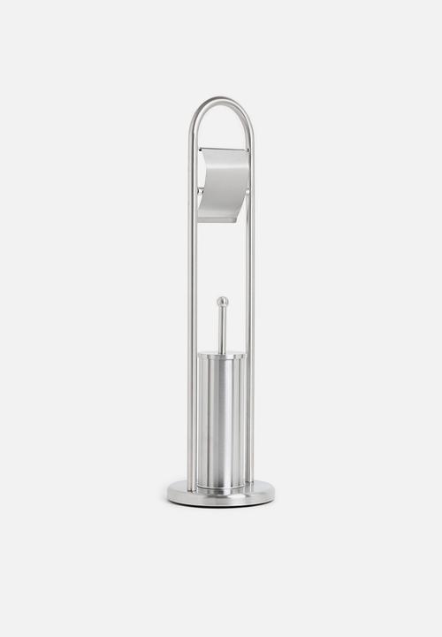 Bathroom Solutions - Toilet Brush and Toilet Roll Holder