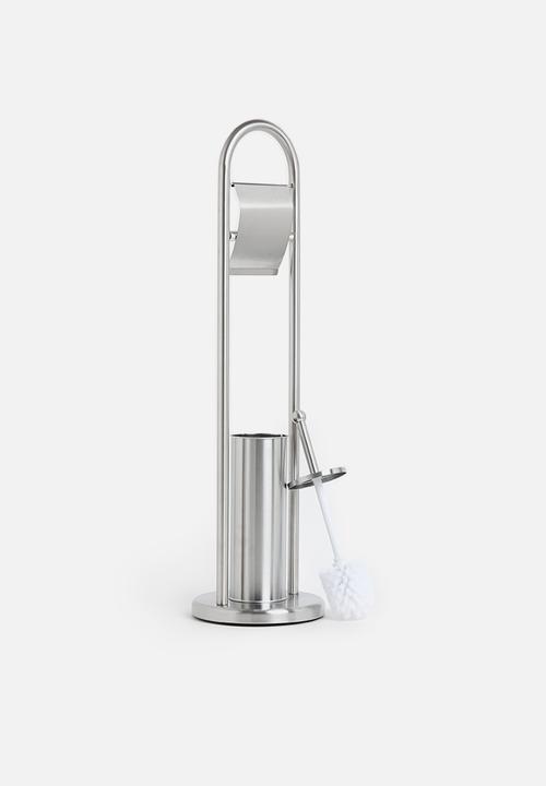 Bathroom Solutions - Toilet Brush and Toilet Roll Holder