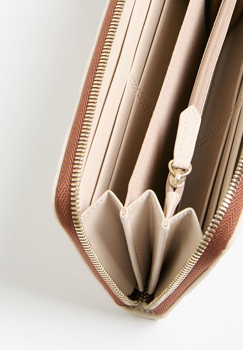 POLO - Luna zip around purse - ecru
