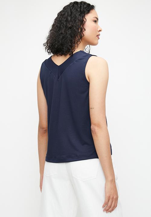 edit - V- Neck Vest - Navy
