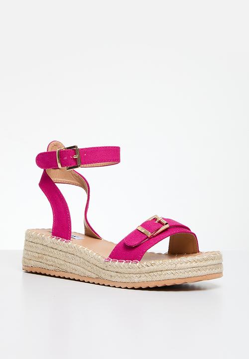 Madison® - Lettie espadrille sandal - fuschia
