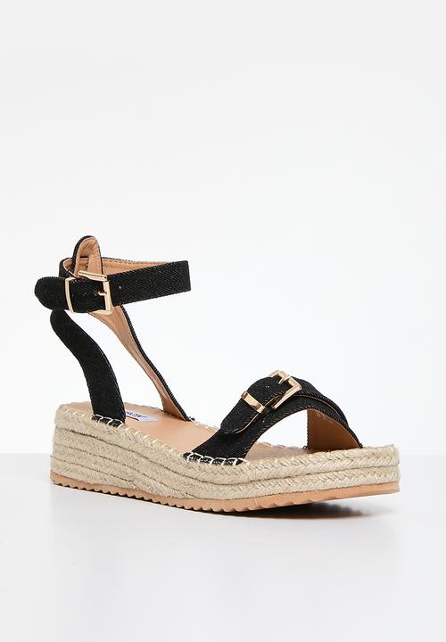 Madison® - Lettie espadrille sandal - black