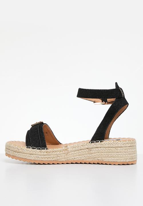 Madison® - Lettie espadrille sandal - black