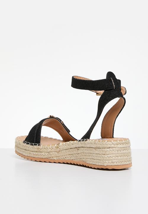 Madison® - Lettie espadrille sandal - black