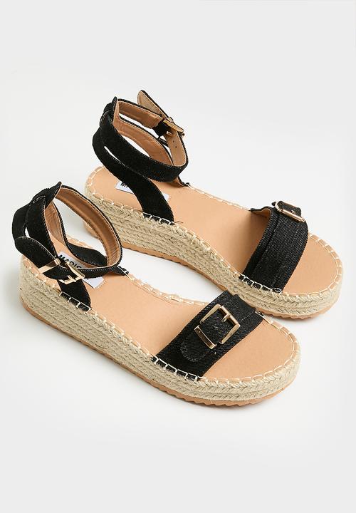 Madison® - Lettie espadrille sandal - black