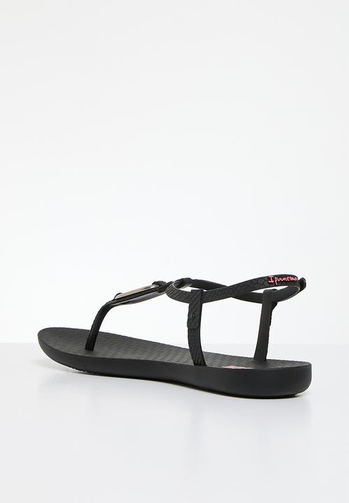 Ipanema - Class Linea oval hoop thong - black