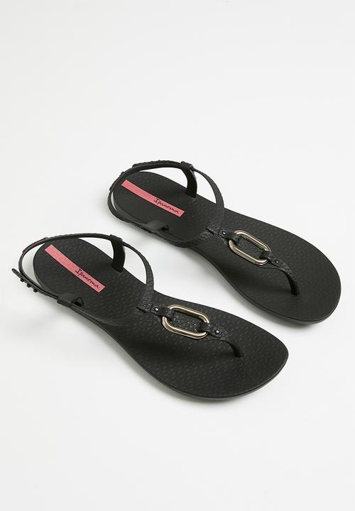 Ipanema - Class Linea oval hoop thong - black