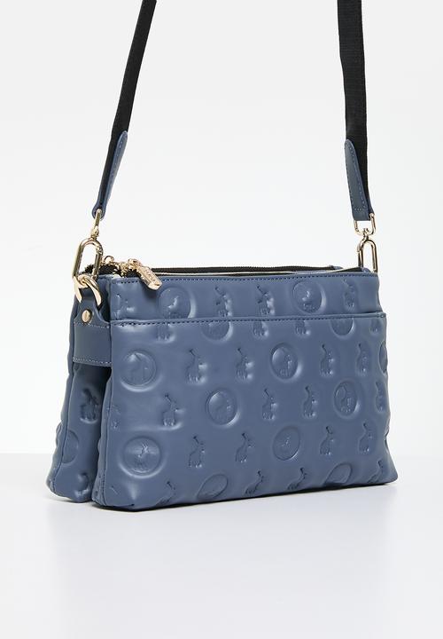 POLO - Luna double zip sling bag- eclipse