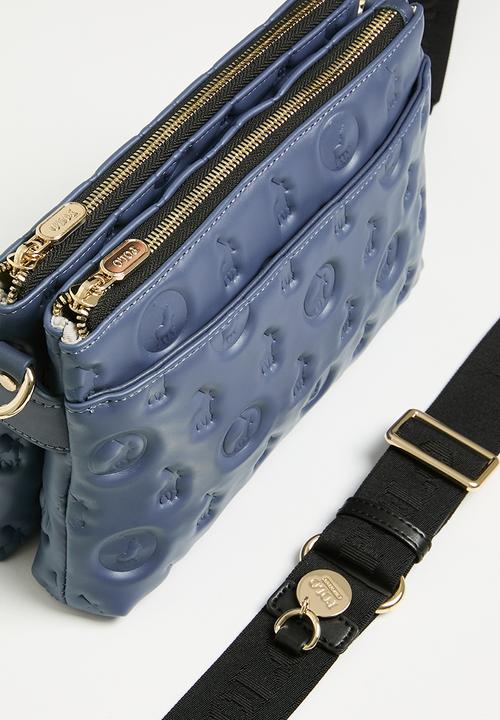 POLO - Luna double zip sling bag- eclipse