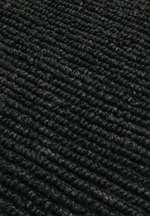 Sixth Floor - Hand Woven Chunky Jute Rug - Midnight
