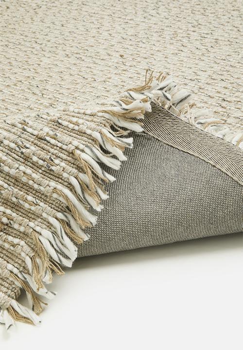 SF Collection - Handwoven Jute & Wool Blend Rug
