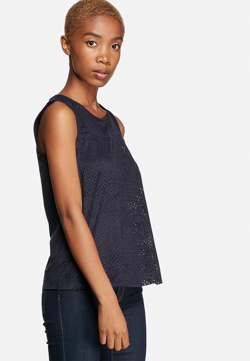 ONLY - Macy Faux Suede Lazercut Top