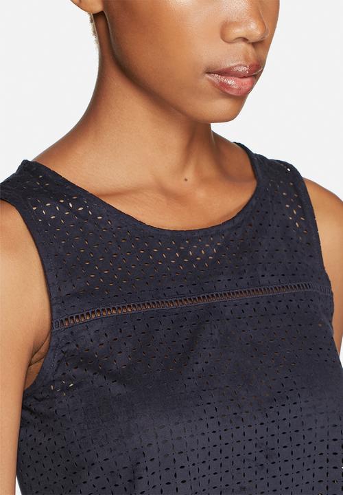 ONLY - Macy Faux Suede Lazercut Top