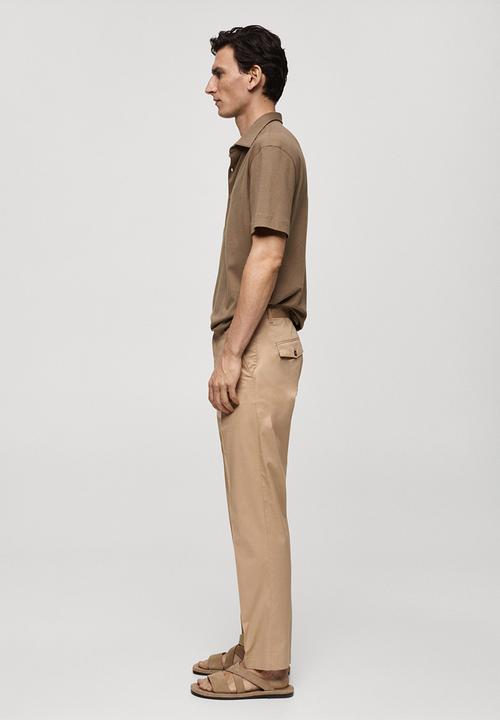 MANGO - Trousers mayol - beige