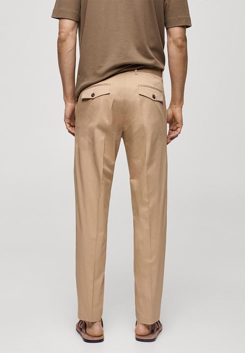 MANGO - Trousers mayol - beige