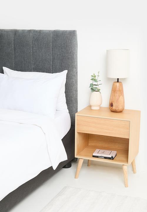 Sixth Floor - Kele Panelled headboard - stone