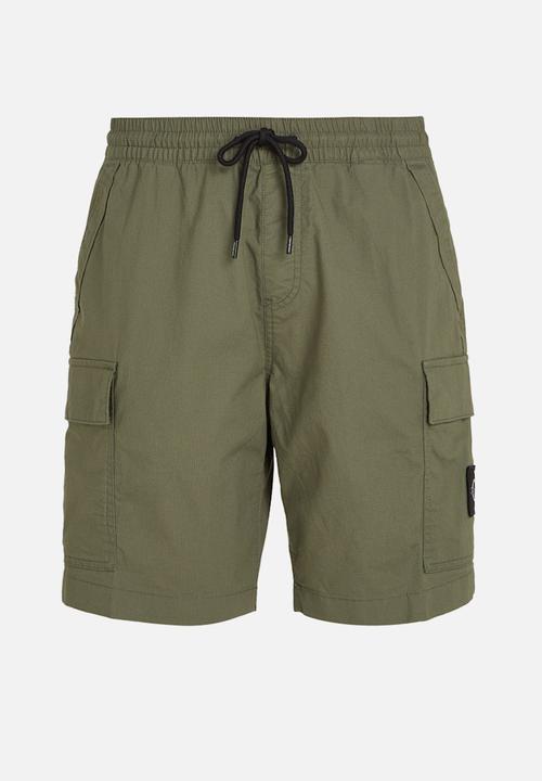 Calvin Klein - Washed Cargo Short - Dusty Olive