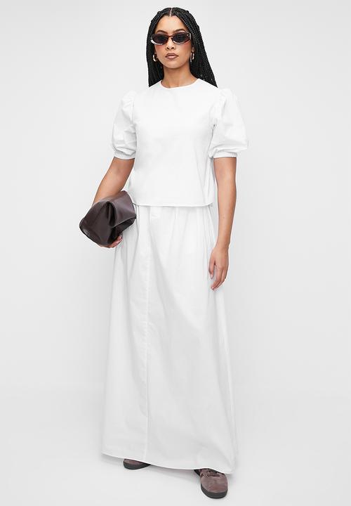 Superbalist - Crop shell - white