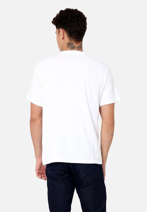 Levi’s® - Short sleeve  relaxed fit tee corded headline - white