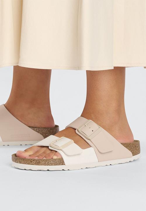 Birkenstock - Arizona split narrow - eggshell & new beige