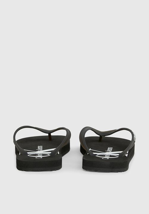 Calvin Klein - Beach monologo flip flop - black