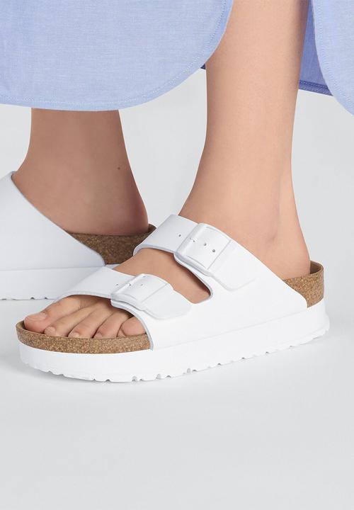 Birkenstock - Arizona platform narrow - white