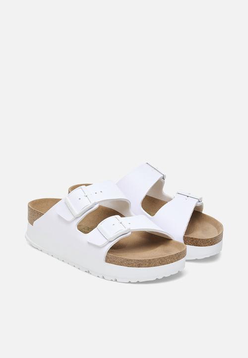 Birkenstock - Arizona platform narrow - white