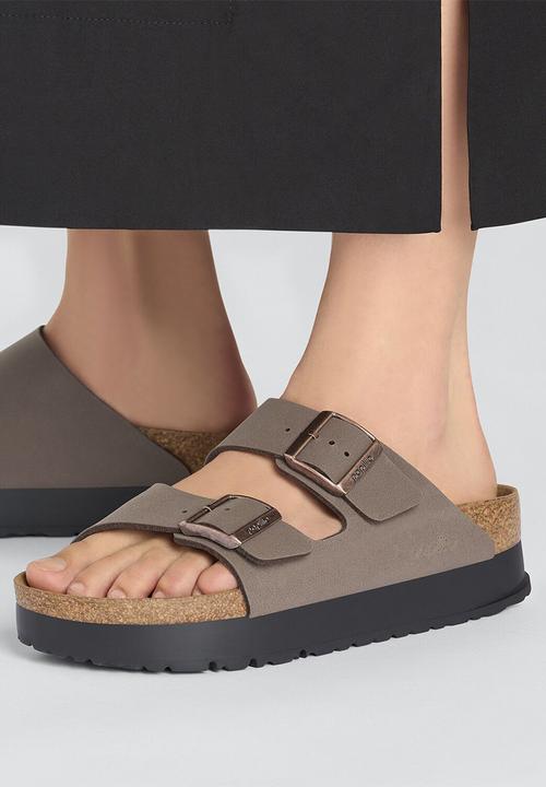 Birkenstock - Arizona platform narrow - mocca