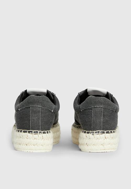 Calvin Klein - Espadrille sneaker - black salt & pepper