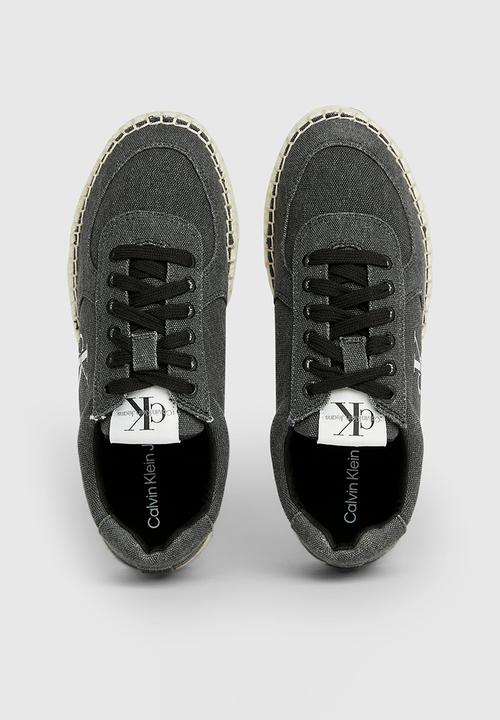 Calvin Klein - Espadrille sneaker - black salt & pepper