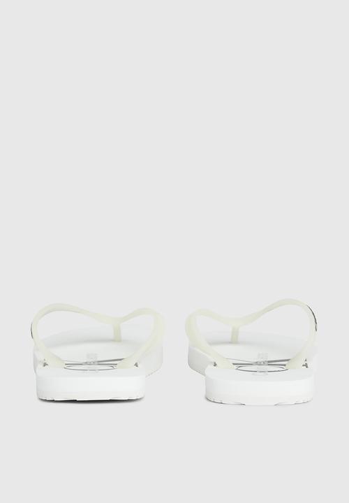 Calvin Klein - Beach monologo flip flop - white