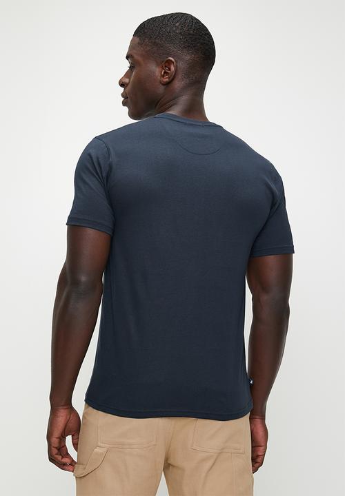 POLO - Nick Logo Block Printed Short Sleeve Tee - Navy