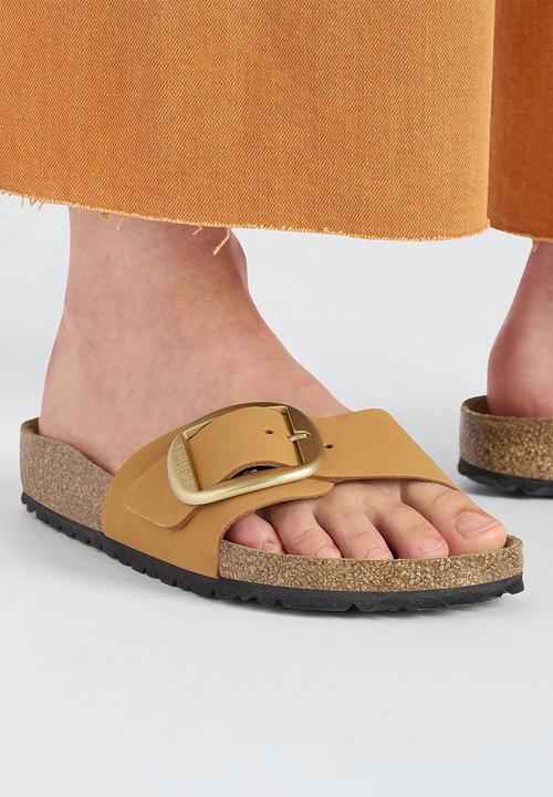 Birkenstock - Madrid big buckle leather narrow - burnt orange