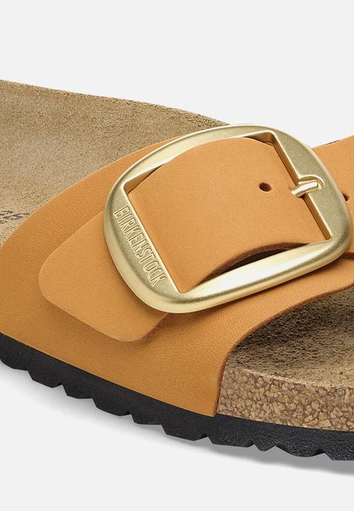Birkenstock - Madrid big buckle leather narrow - burnt orange