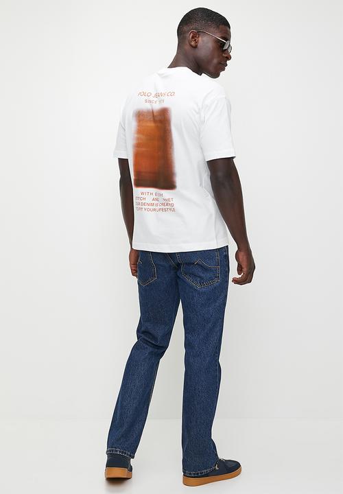 POLO - Tumelo Pjc Back Print Short Sleeve Tee - White