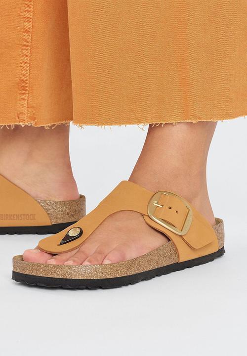 Birkenstock - Gizeh big buckle leather regular - burnt orange