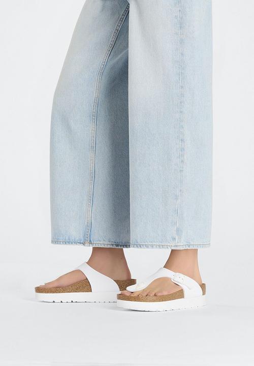 Birkenstock - Gizeh platform regular - white