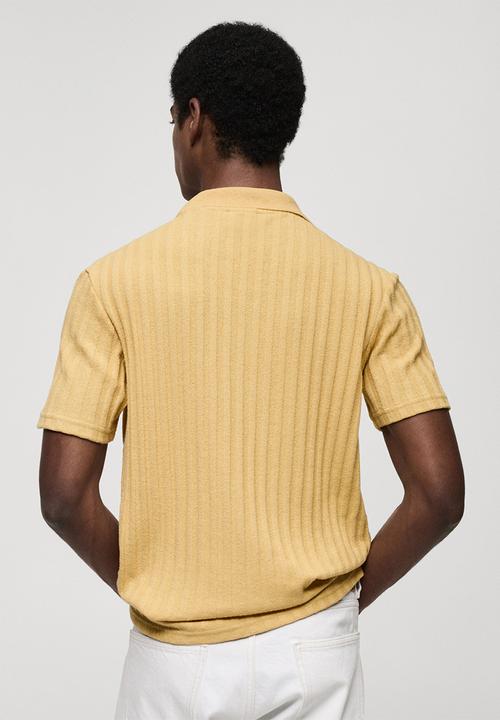 MANGO - Polo shirt creto - yellow