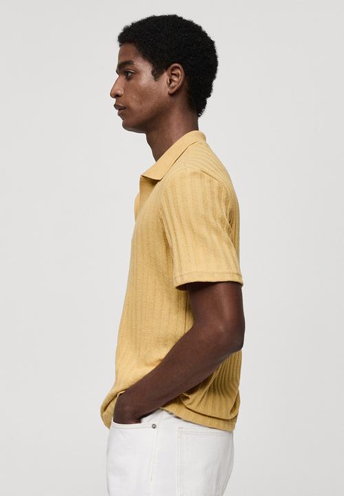 MANGO - Polo shirt creto - yellow