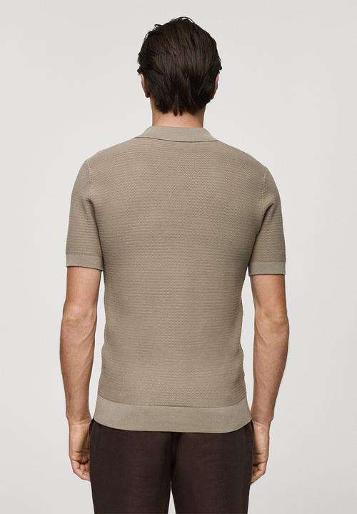 MANGO - Polo shirt flew - dark green