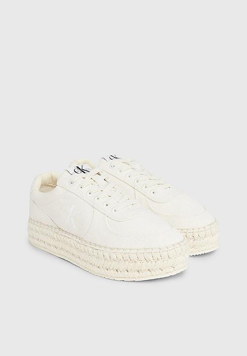 Calvin Klein - Espadrille sneaker - creamy white/bright white
