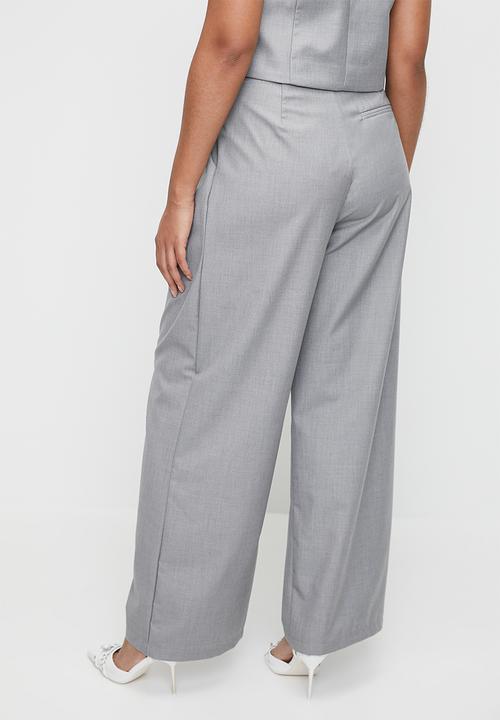 Superbalist - Co-ord midrise wide leg - grey