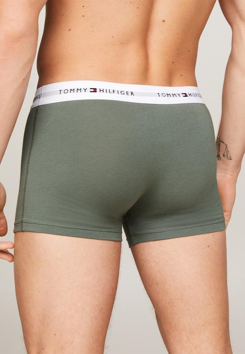 Tommy Hilfiger - 3P TRUNK - Hunter/Stonewash Gr/Des Sky