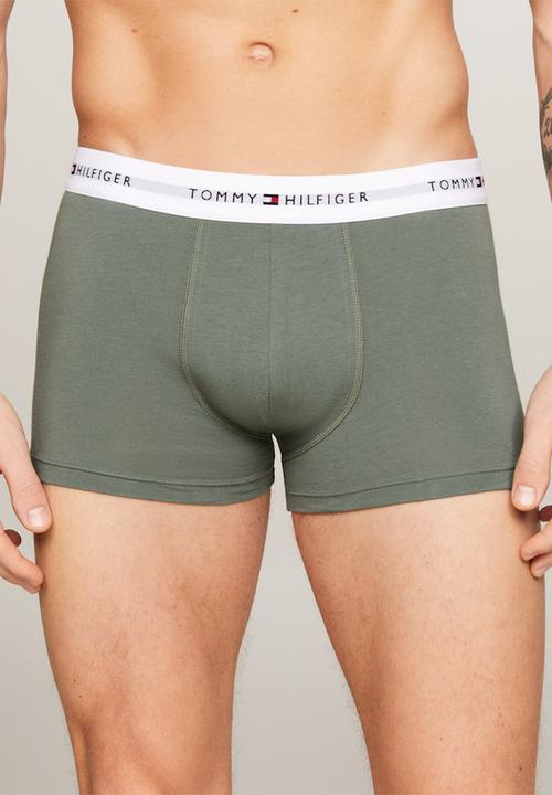 Tommy Hilfiger - 3P TRUNK - Hunter/Stonewash Gr/Des Sky