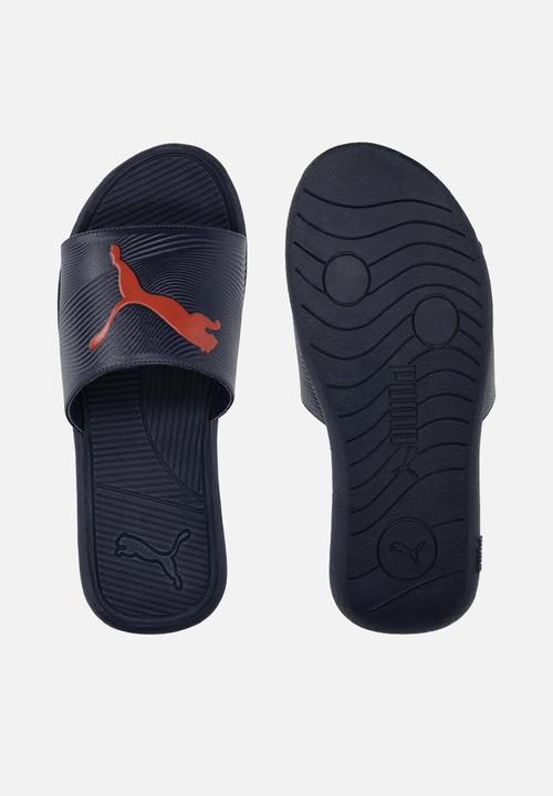 PUMA - Sporty Embossed 2.0 Slide - Navy